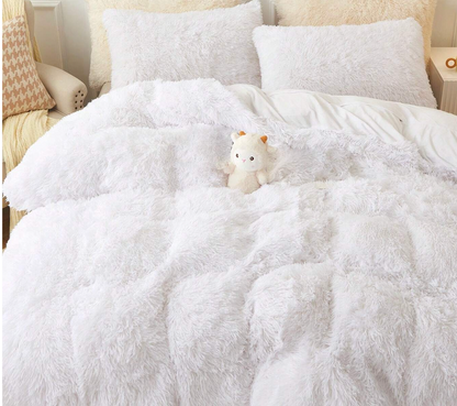 Edredón Felpa Blanco 🥇