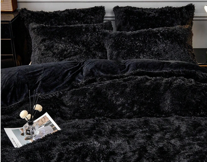 Edredón Felpa Negro 🥇