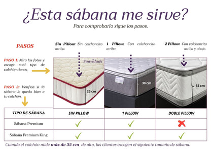 Sábana Premium Rosa