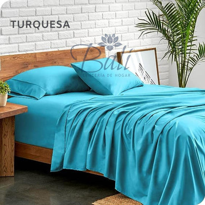 Sábana Premium Azul