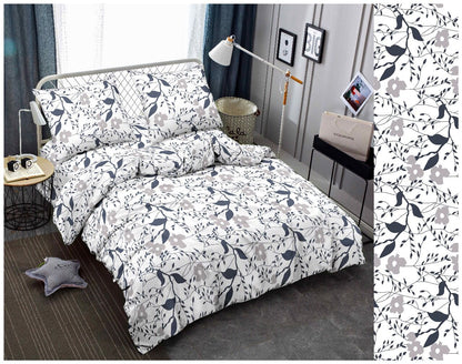 Sábana Mix Estampada y Unicolor Doble