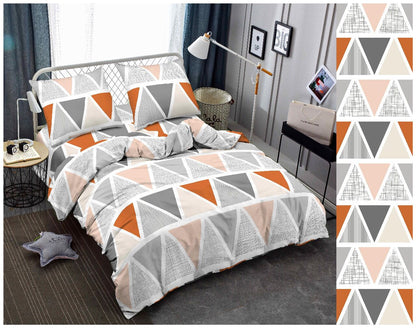 Sábana Mix Estampada y Unicolor Doble